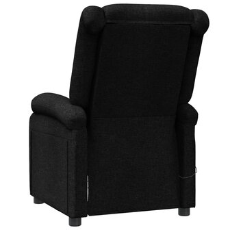 Massagestoel stof zwart 5