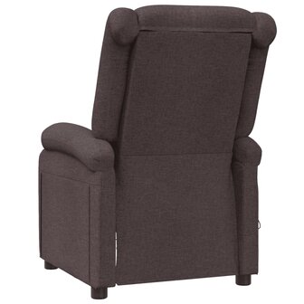 Massagestoel stof donkerbruin 5