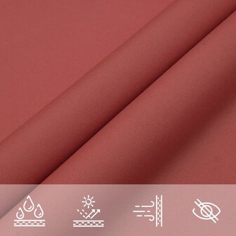 Zonnescherm driehoekig 2,5x2,5x3,5 m oxford stof terracotta 7