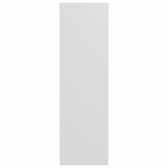Wandschoenenkast 80x18x60 cm bewerkt hout wit 5