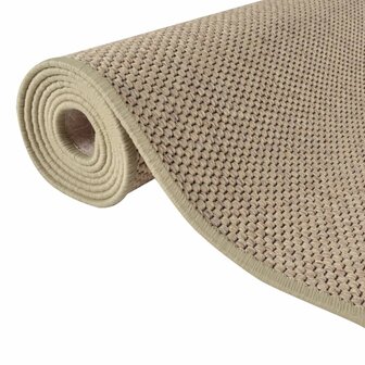 Tapijtloper 50x250 cm sisal-look zandkleurig 5