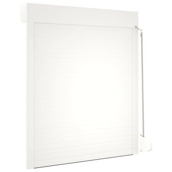 Rolluik 100x120 cm aluminium wit 6