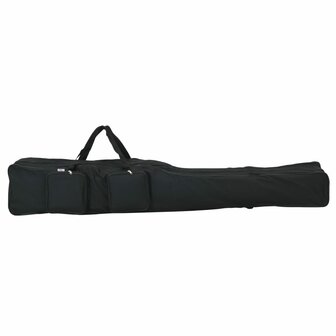 Hengeltas 160 cm oxford stof zwart 1