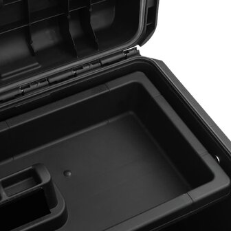 Flightcase draagbaar 57x35x32,5 cm PP zwart 6