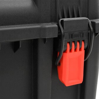 Flightcase draagbaar 57x35x32,5 cm PP zwart 7