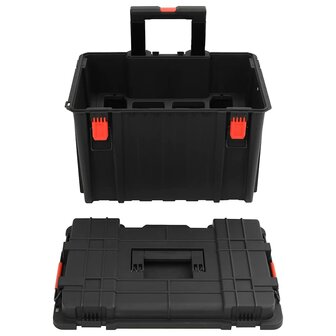 Flightcase draagbaar 56,5x45,5x48 cm PP zwart 5
