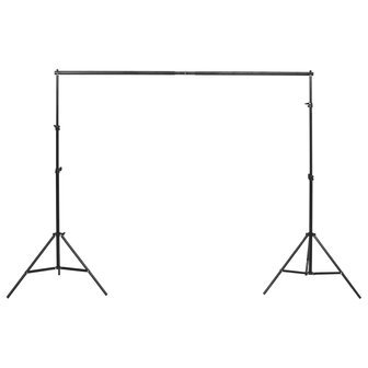Studioverlichtingsset met achtergronden en softboxen 7