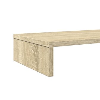 Monitorstandaard 100x27x10 cm bewerkt hout sonoma eikenkleurig 7
