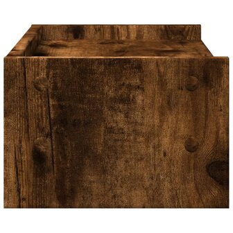 Monitorstandaard 42x24x16 cm bewerkt hout gerookt eikenkleurig 5