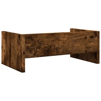 Monitorstandaard 42x24x16 cm bewerkt hout gerookt eikenkleurig 6