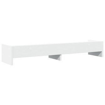 Monitorstandaard 100x24x16 cm bewerkt hout wit 6