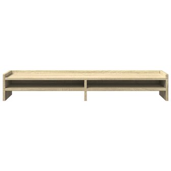 Monitorstandaard 100x24x16 cm bewerkt hout sonoma eikenkleurig 4