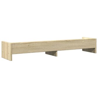 Monitorstandaard 100x24x16 cm bewerkt hout sonoma eikenkleurig 6