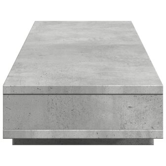 Monitorstandaard 100x27x15 cm bewerkt hout betongrijs 5