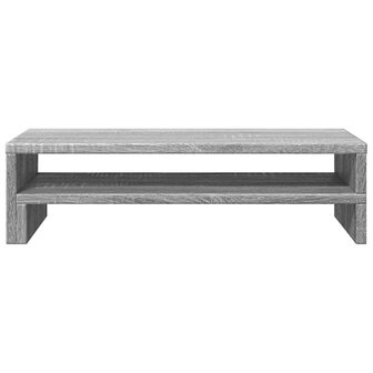 Monitorstandaard 54x22x15 cm bewerkt hout grijs sonoma eiken 4