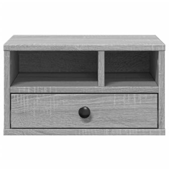 Printerkastje 40x32x22,5 cm bewerkt hout grijs sonoma eiken 6