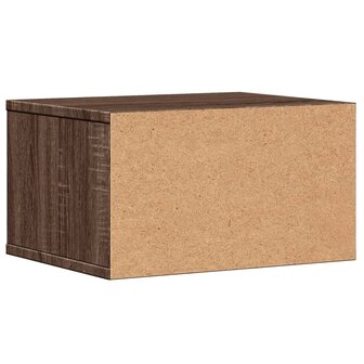 Printerkastje 40x32x22,5 cm bewerkt hout bruin eikenkleurig 8