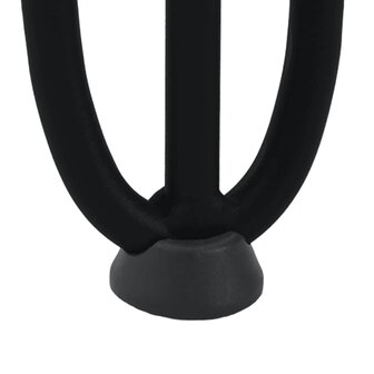 Haarspeld tafelpoten 4 st 20 cm massief staal zwart 9