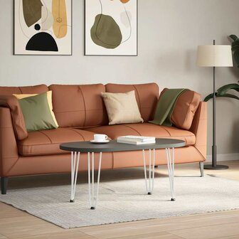 Haarspeld tafelpoten 4 st 42 cm massief staal wit 3