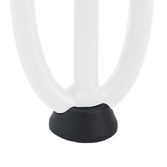 Haarspeld tafelpoten 4 st 42 cm massief staal wit 9