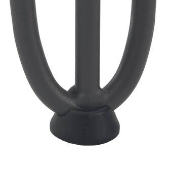 Haarspeld tafelpoten 4 st 42 cm massief staal antracietkleurig 9