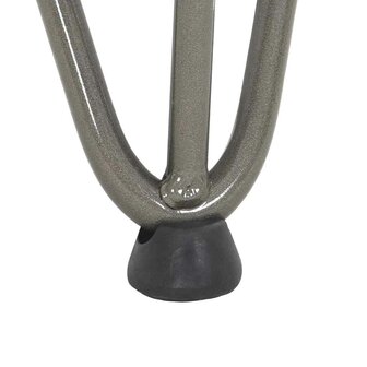 Haarspeld tafelpoten 4 st 42 cm massief staal naturel 9