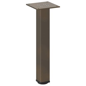 Salontafelpoten 4 st 30-32 cm staal naturel 4