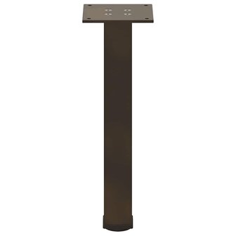 Salontafelpoten 4 st 30-32 cm staal naturel 5