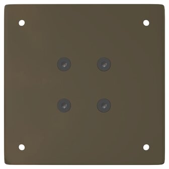 Salontafelpoten 4 st 42 cm staal naturel 7