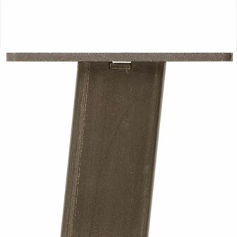 Salontafelpoten 4 st 42 cm staal naturel 9