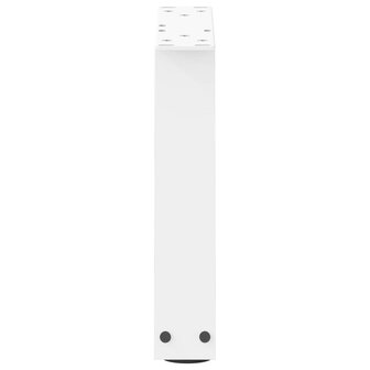 Eettafelpoten 2 st V-vormig 30x(30-31,3) cm staal wit 6