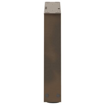 Eettafelpoten 2 st V-vormig 30x(30-31,3) cm staal naturel 6
