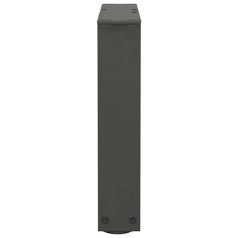 Eettafelpoten 2 st V-vormig 30x(30-31,3) cm staal antraciet 6