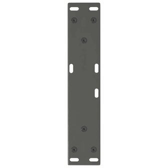 Eettafelpoten 2 st V-vormig 30x(30-31,3) cm staal antraciet 7