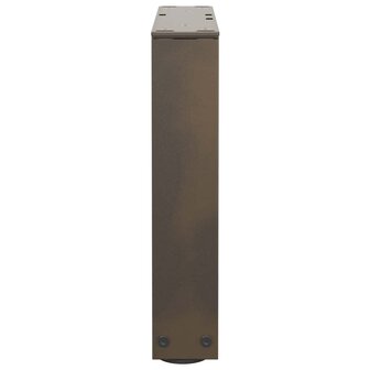 Eettafelpoten 2 st V-vormig 30x(30-31,3) cm staal naturel 6