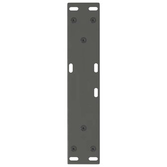Eettafelpoten 2 st V-vormig 40x(30-31,3) cm staal antraciet 7