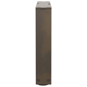 Eettafelpoten 2 st V-vormig 40x(30-31,3) cm staal naturel 6