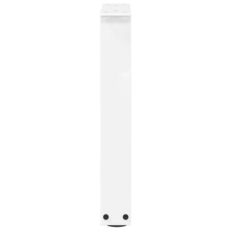 Eettafelpoten 2 st V-vormig 28x(42-43,3) cm staal wit 6
