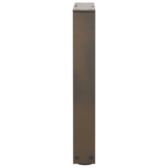 Eettafelpoten 2 st V-vormig 28x(42-43,3) cm staal naturel 6