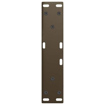 Eettafelpoten 2 st V-vormig 28x(42-43,3) cm staal naturel 7