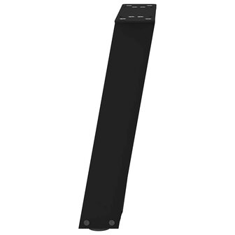 Salontafelpoten 2 st U-vormig 28x(42-43) cm staal zwart 6