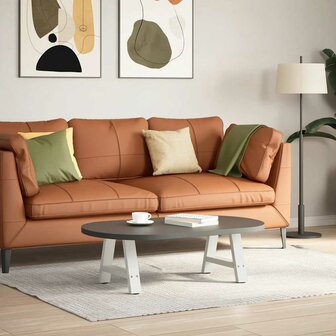 Salontafelpoten 2 st A-vormig 30x(30-31) cm staal wit 2