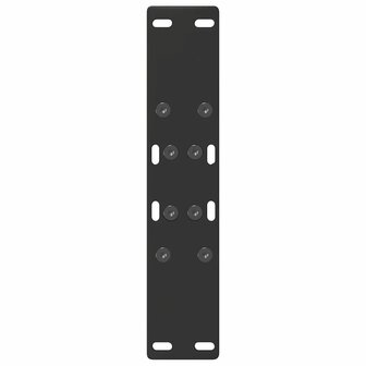 Salontafelpoten 2 st A-vormig 38x(42-43) cm staal zwart 7