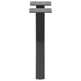 Salontafelpoten 2 st X-vormig 30x(30-31) cm staal antraciet 5