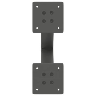 Salontafelpoten 2 st X-vormig 30x(30-31) cm staal antraciet 6