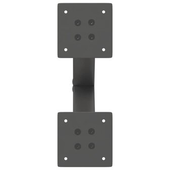 Salontafelpoten 2 st X-vormig 37x(30-31) cm staal antraciet 6