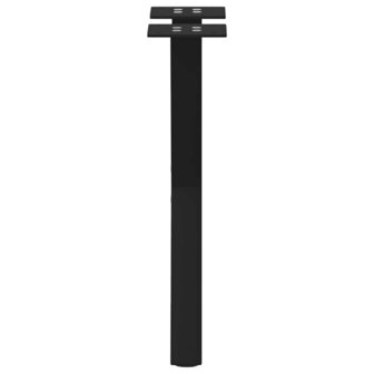 Salontafelpoten 2 st X-vormig 28x(42-43) cm staal zwart 6