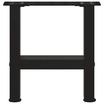 Salontafelpoten 2 st 40x(30-31) cm staal zwart 5