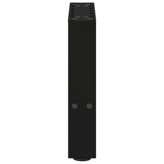Salontafelpoten 2 st 40x(30-31) cm staal zwart 6