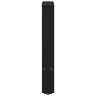 Salontafelpoten 2 st 28x(42-43) cm staal zwart 6